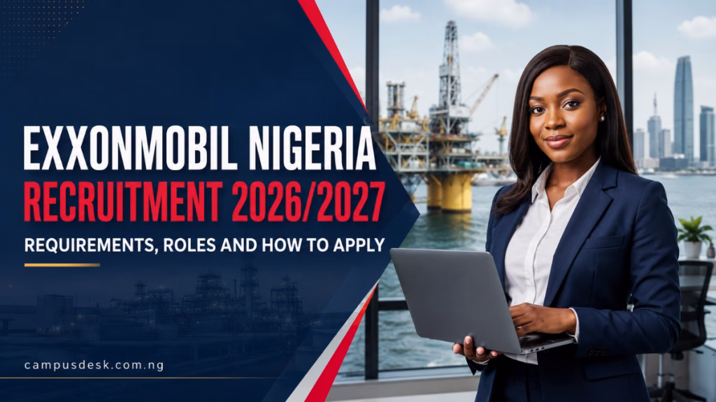 ExxonMobil Nigeria Recruitment 2026/2027