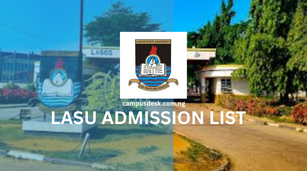 LASU ADMISSION LIST 2026/2027