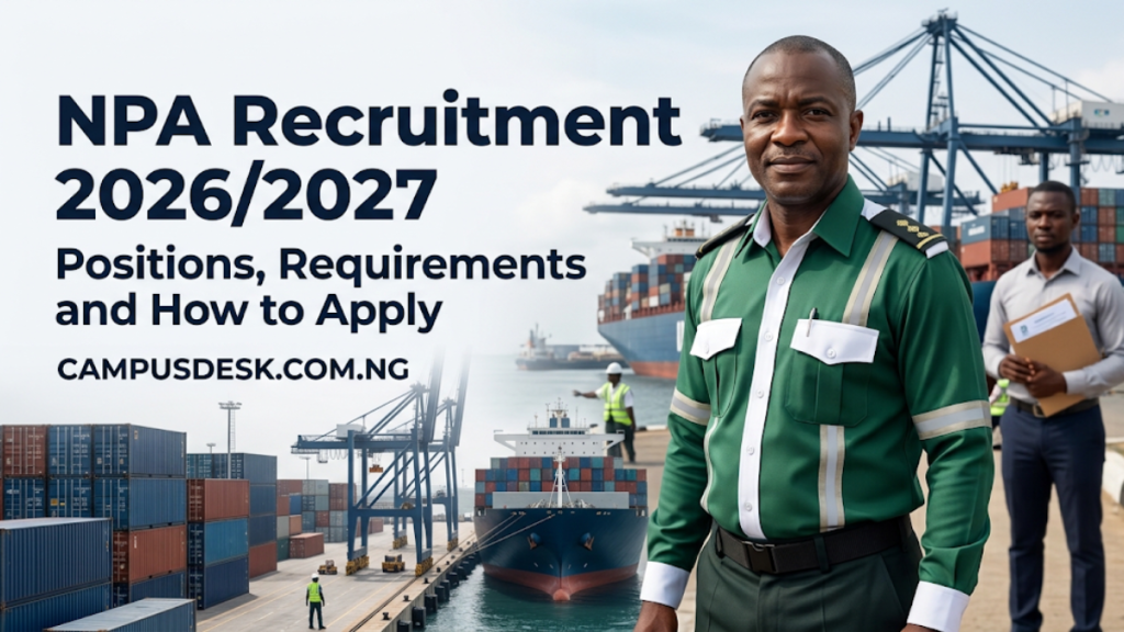 NPA Recruitment 2026/2027