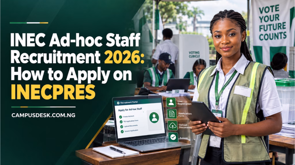 INEC Ad-hoc Staff Recruitment 2026