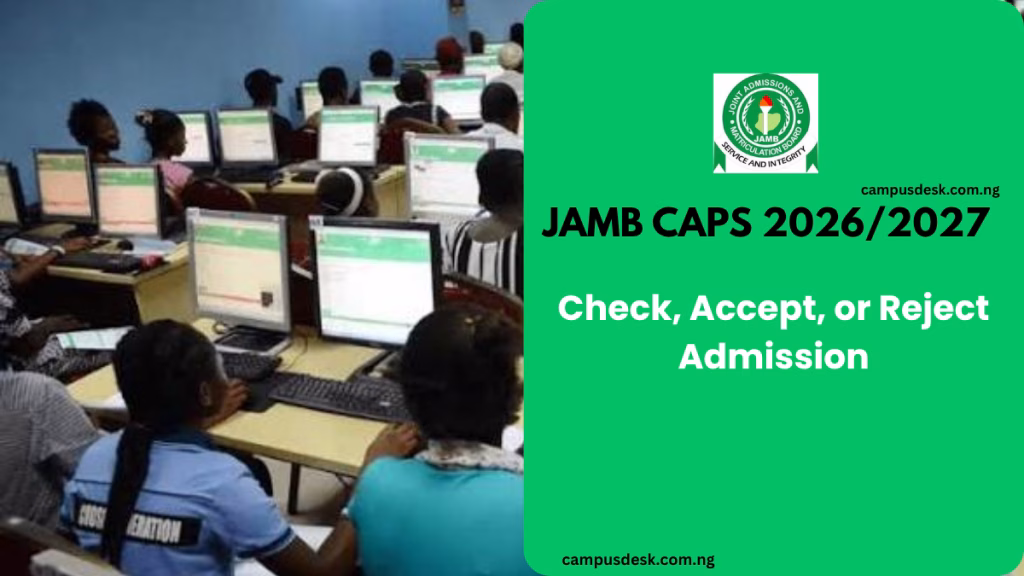JAMB CAPS 2026/2027