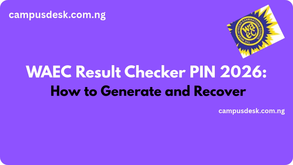 WAEC result checker pin 2026
