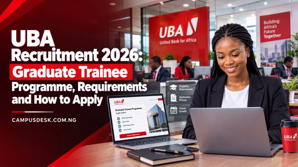 UBA Recruitment 2026
